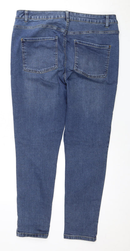 Dorothy Perkins Women's Blue Skinny Jeans Size 16