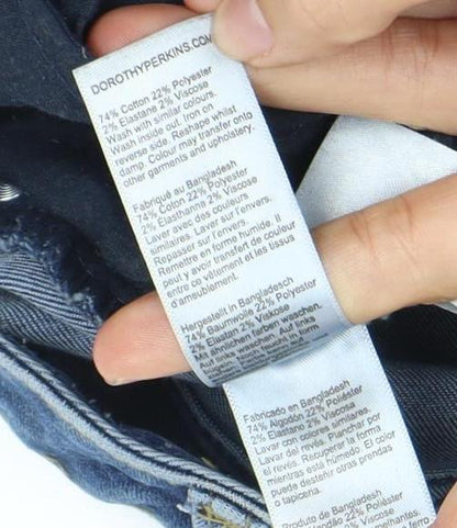 Dorothy Perkins Women's Blue Skinny Jeans Size 16