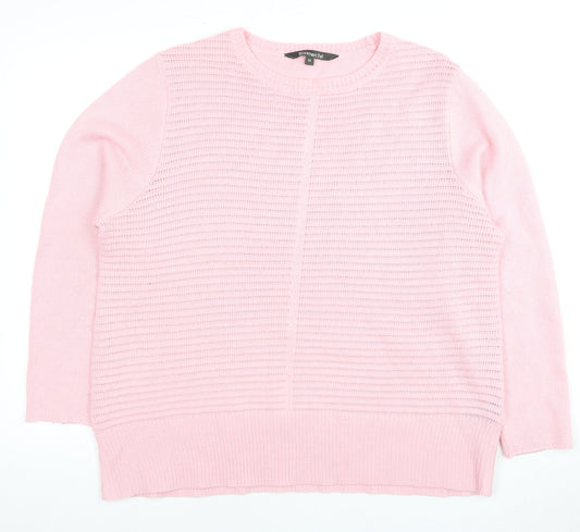 Womens UK Size 20 Bonmarché Pink Pullover Jumper