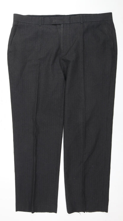 Burton Men's Black Trousers Size 42 Workwear
