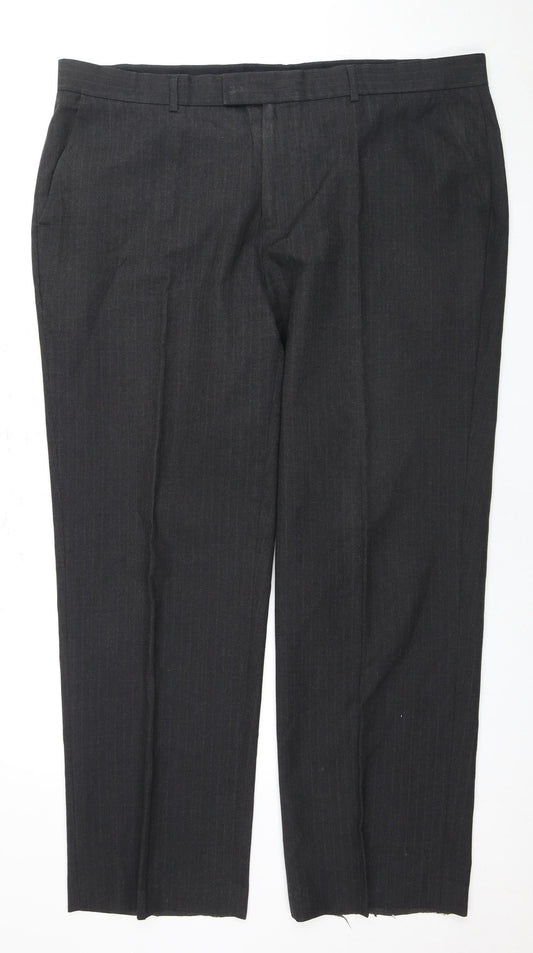 Burton Men's Black Trousers Size 42 Workwear
