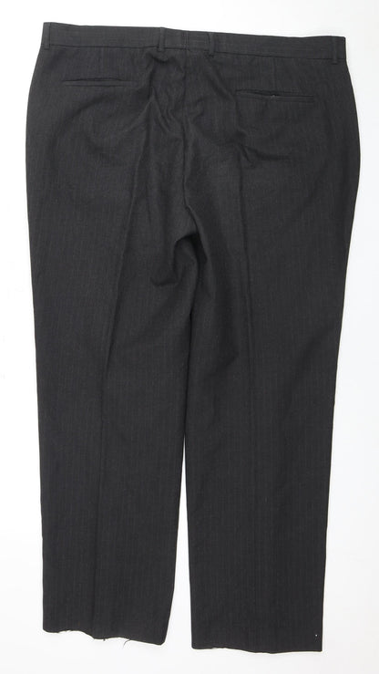 Burton Men's Black Trousers Size 42 Workwear