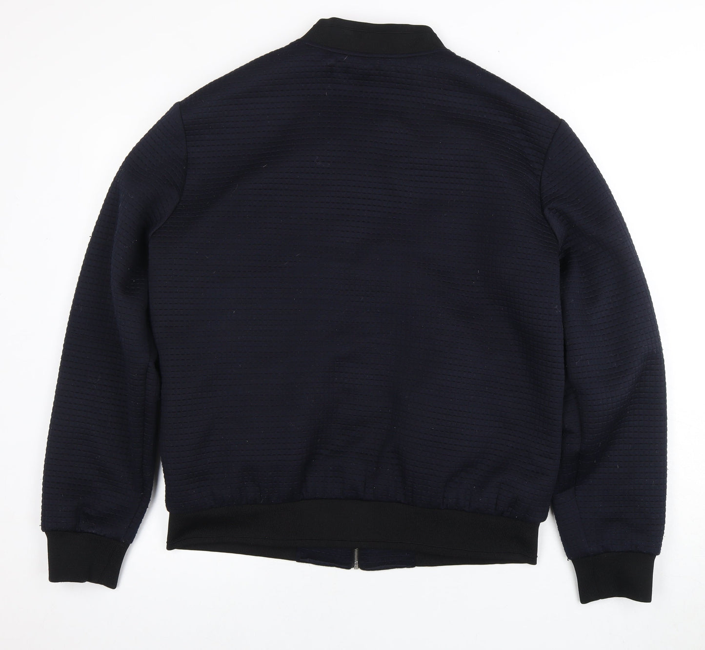 Zara Man Men's Blue XL Bomber Jacket with Zip