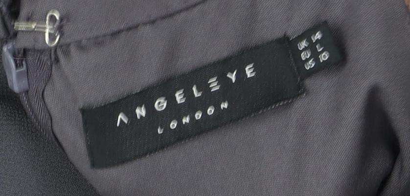 Angeleyes London Women's Black Beaded Dress 14