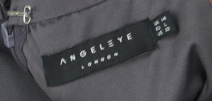 Angeleyes London Women's Black Beaded Dress 14