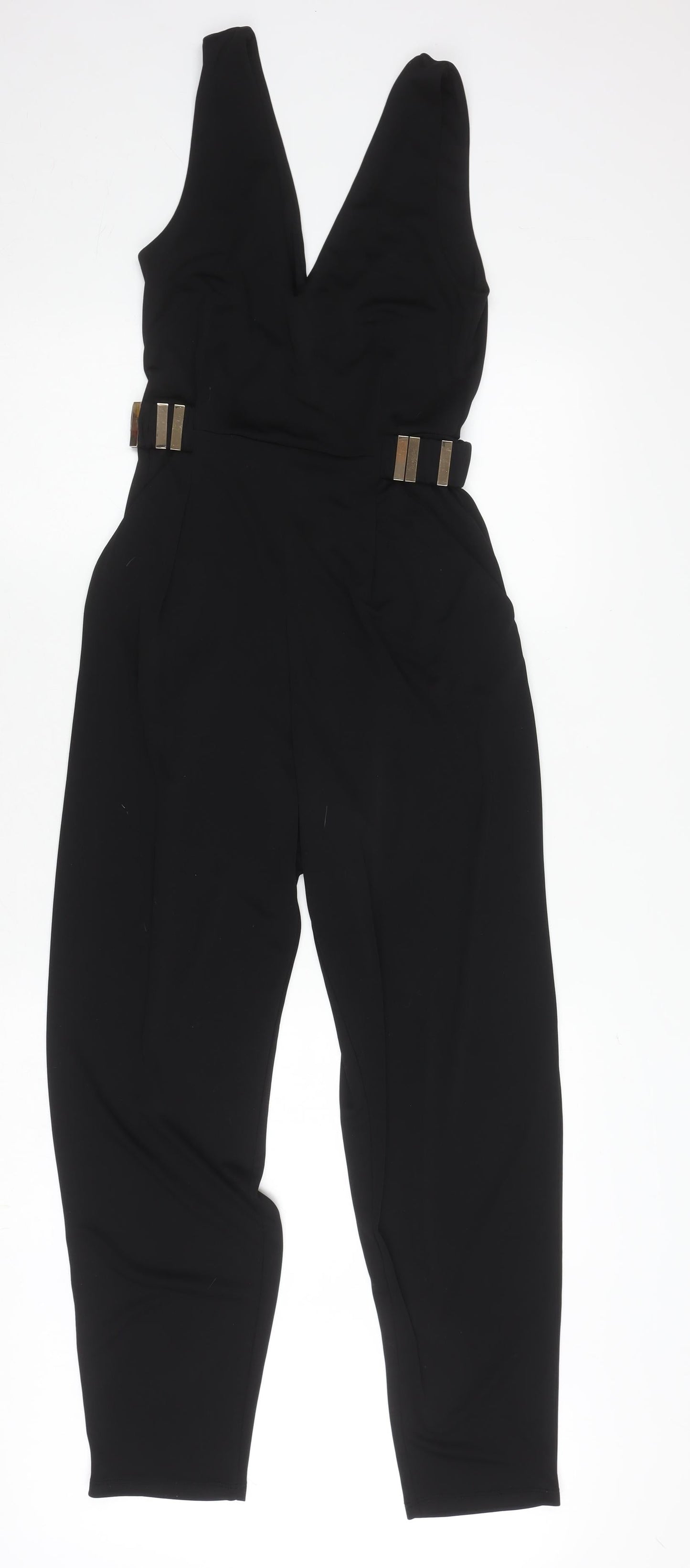 French Connection Women's Black Sleeveless Jumpsuit, Size 8