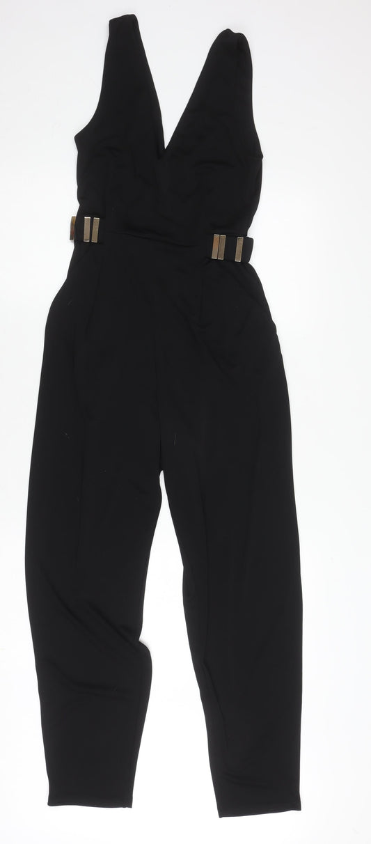 French Connection Women's Black Sleeveless Jumpsuit, Size 8