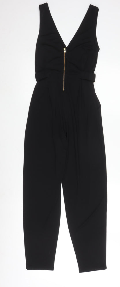 French Connection Women's Black Sleeveless Jumpsuit, Size 8
