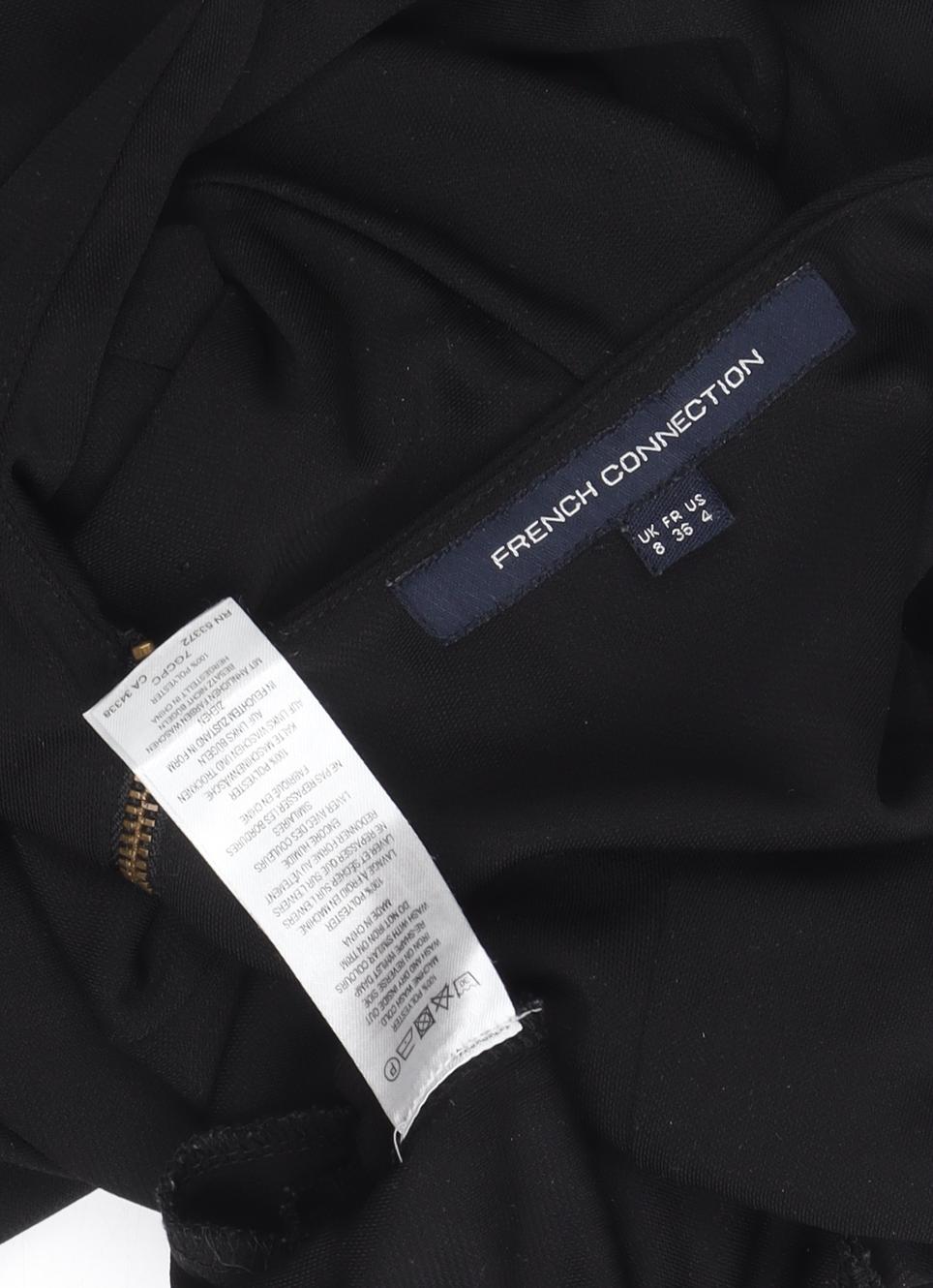 French Connection Women's Black Sleeveless Jumpsuit, Size 8