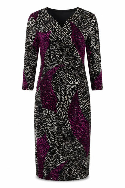 Country Casuals Women's Multicoloured Dress, Size M, 3/4 Sleeve