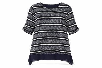Womens UK Size 14 Lakeland Multicoloured Tunic T-Shirt