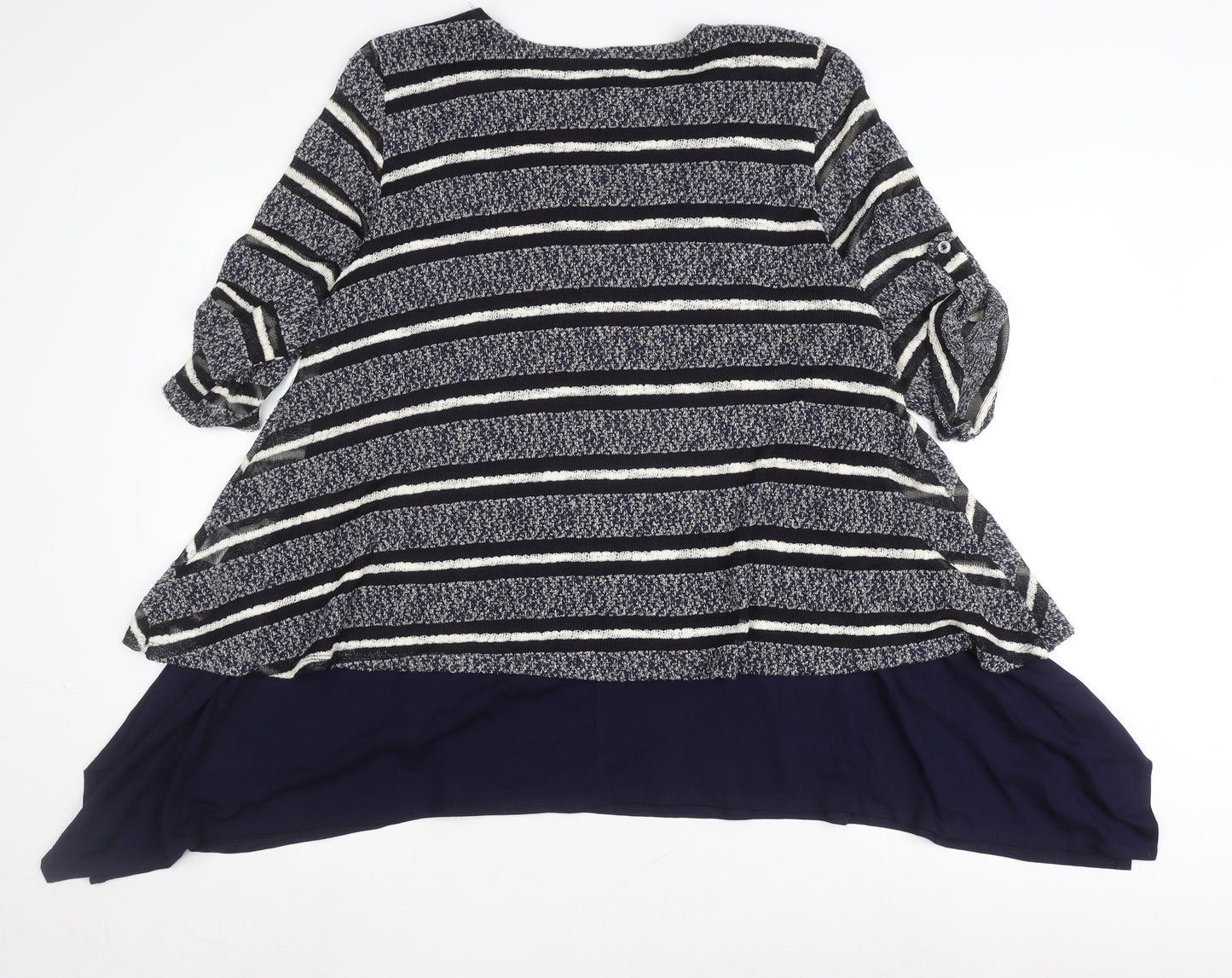 Womens UK Size 14 Lakeland Multicoloured Tunic T-Shirt