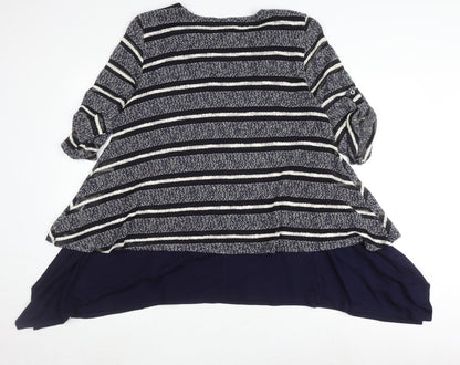 Womens UK Size 14 Lakeland Multicoloured Tunic T-Shirt
