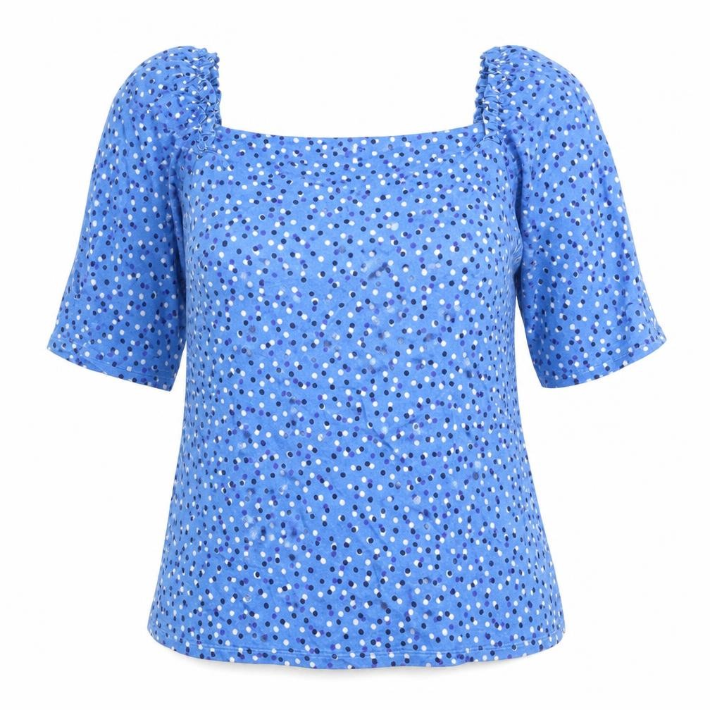 Womens UK Size M Monsoon Blue Basic Blouse