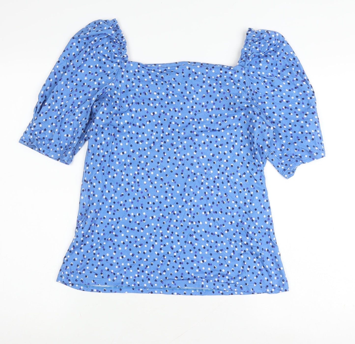 Womens UK Size M Monsoon Blue Basic Blouse