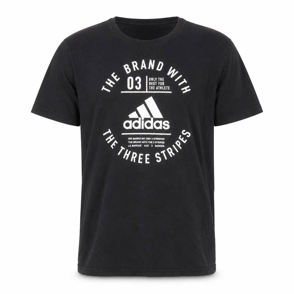 Mens UK Size M adidas Black  T-Shirt