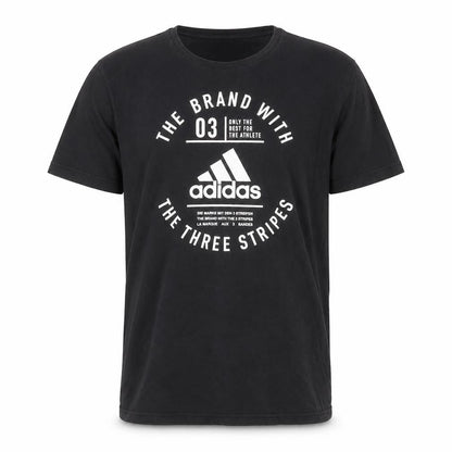 Mens UK Size M adidas Black  T-Shirt