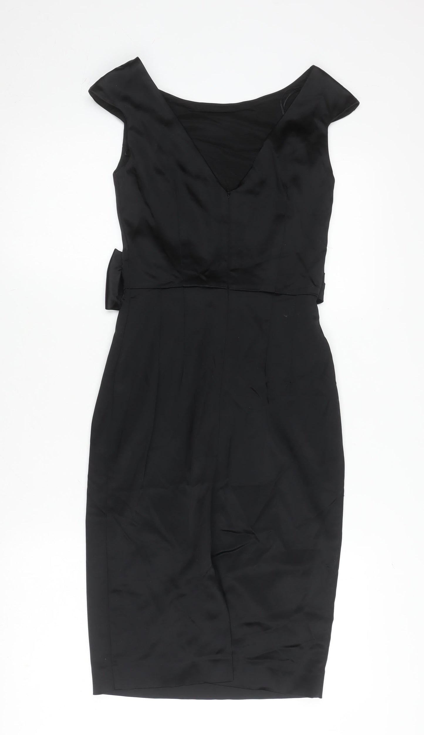 Oasis Women's Black Sleeveless Pencil Dress, Size 8