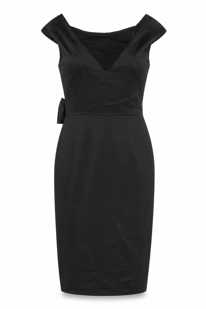 Oasis Women's Black Sleeveless Pencil Dress, Size 8