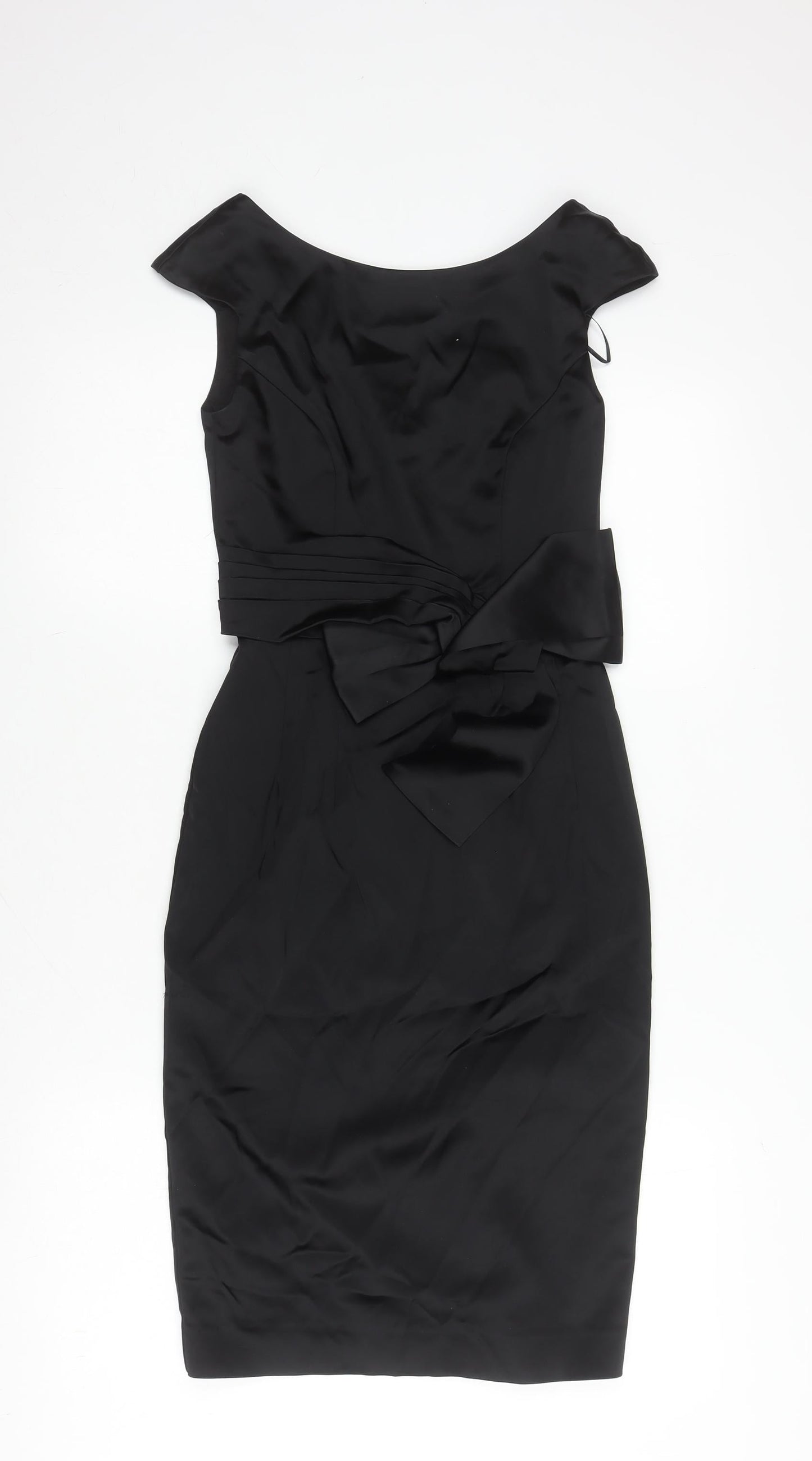 Oasis Women's Black Sleeveless Pencil Dress, Size 8