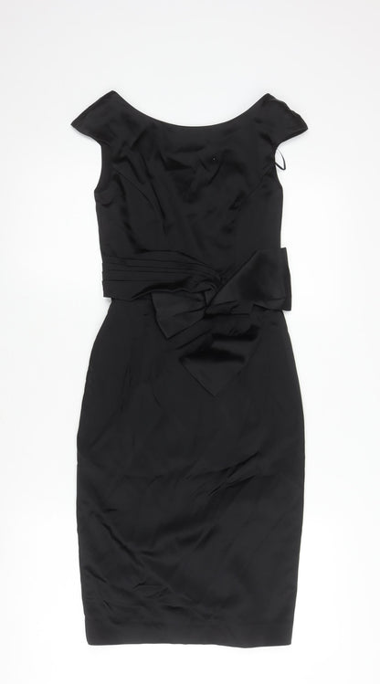 Oasis Women's Black Sleeveless Pencil Dress, Size 8