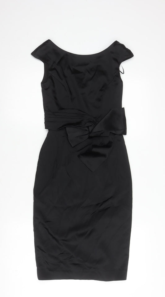 Oasis Women's Black Sleeveless Pencil Dress, Size 8