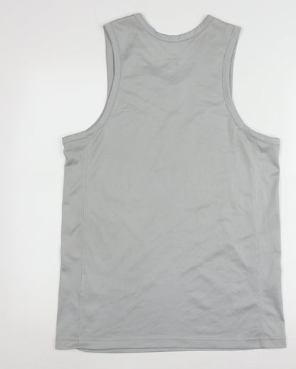 Mens UK Size S Nike Grey Running & Jogging Gym & Training Tank