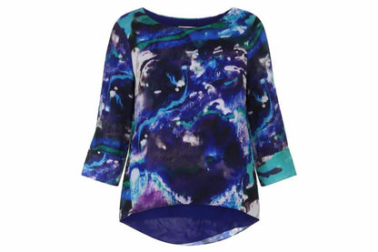 Womens UK Size 10 Phase Eight Multicoloured Basic Blouse