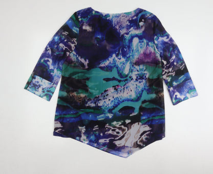 Womens UK Size 10 Phase Eight Multicoloured Basic Blouse