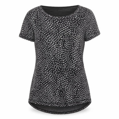 Womens UK Size 8 Karen Millen Black Basic T-Shirt