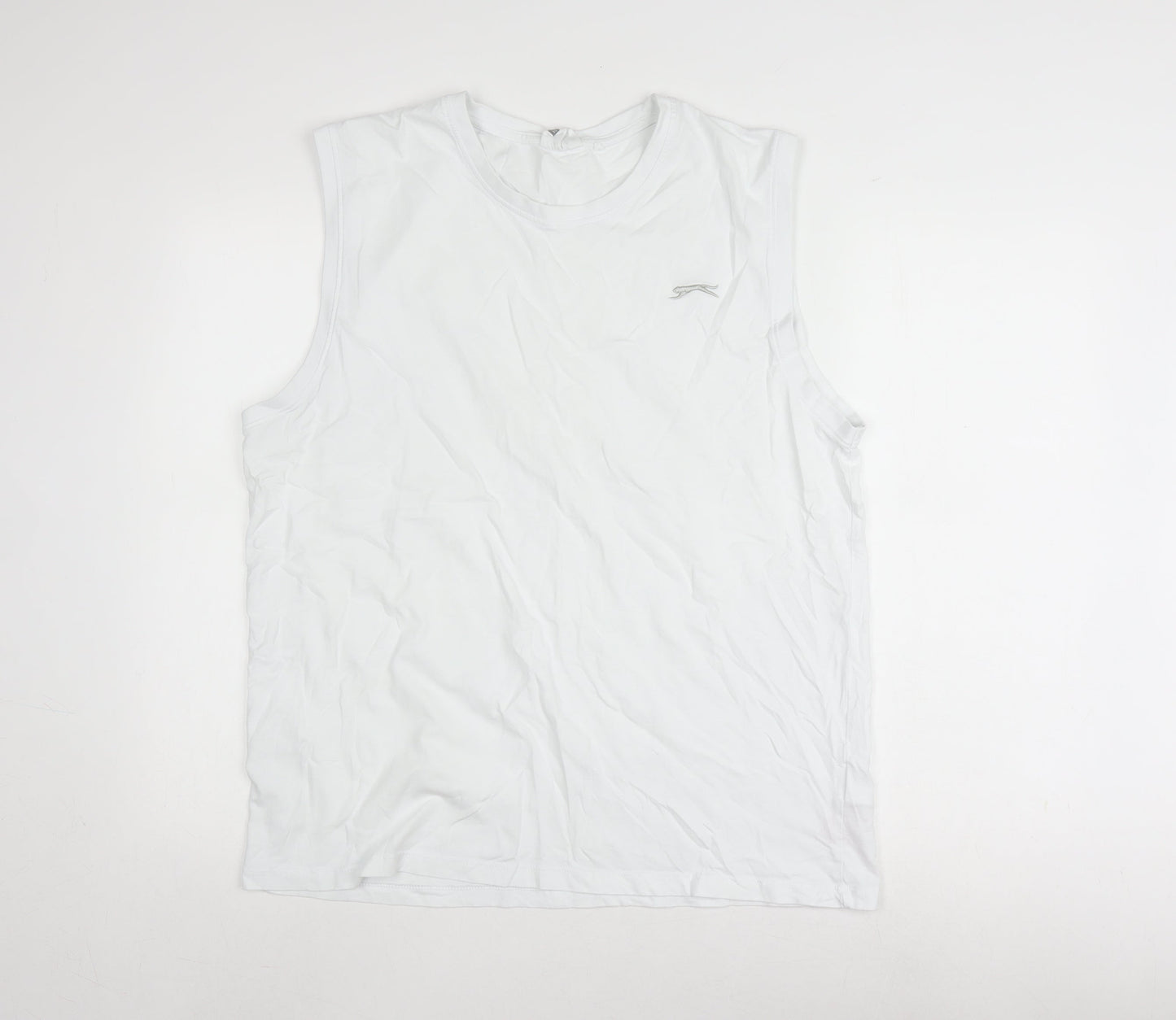 Slazenger Men's White XL Tank Top for Gym & Training