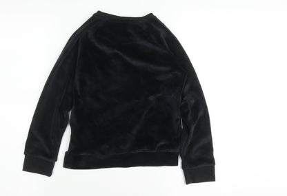Marks and Spencer Girls Black Star Wars Velour Sweatshirt M
