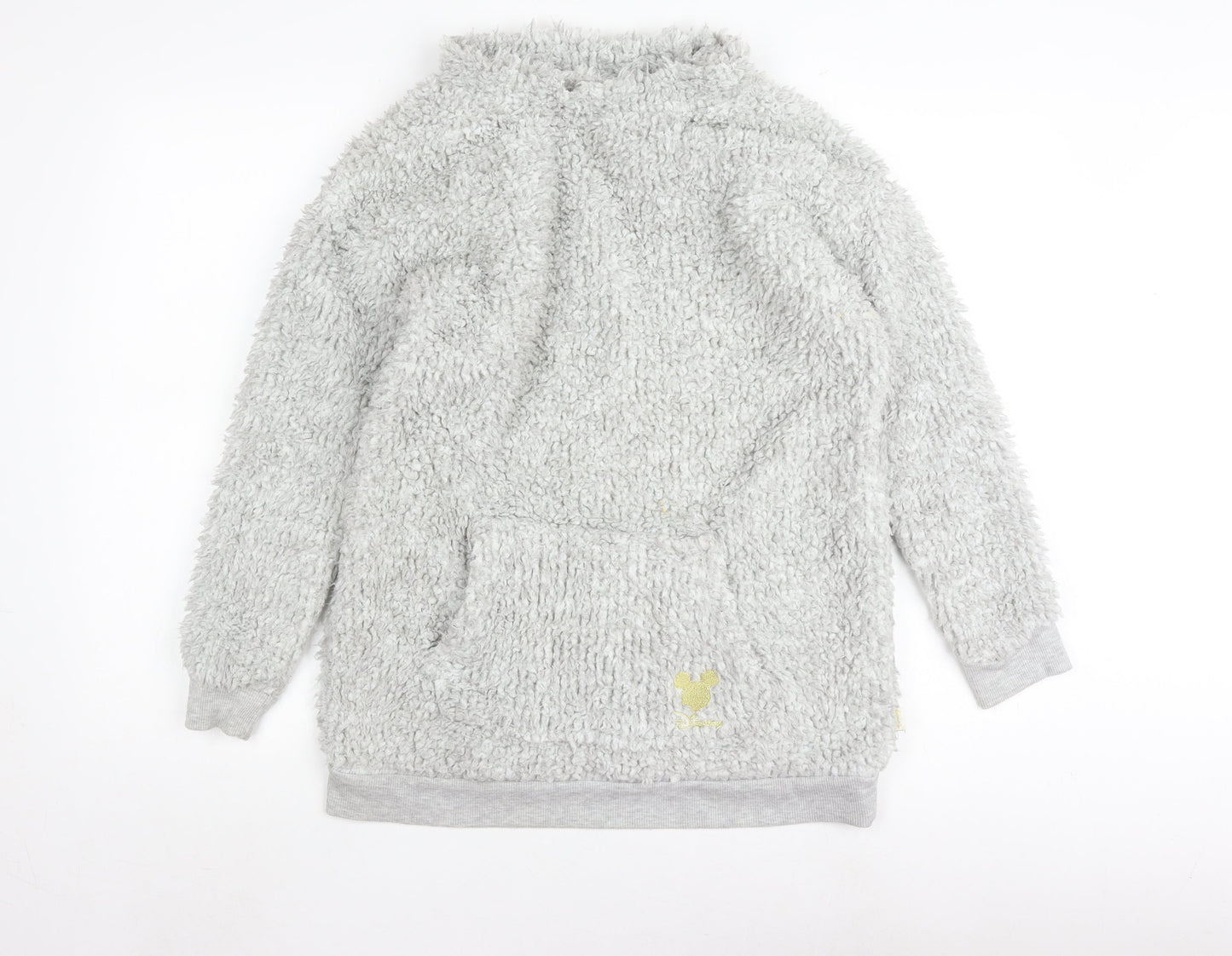George Disney Girls Grey Fleece Robe 8-10 Years