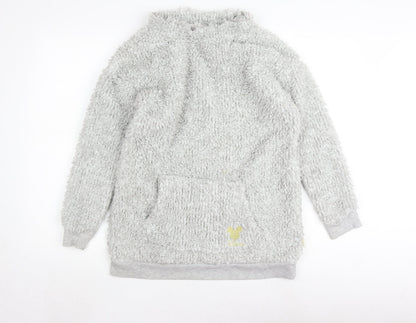 George Disney Girls Grey Fleece Robe 8-10 Years