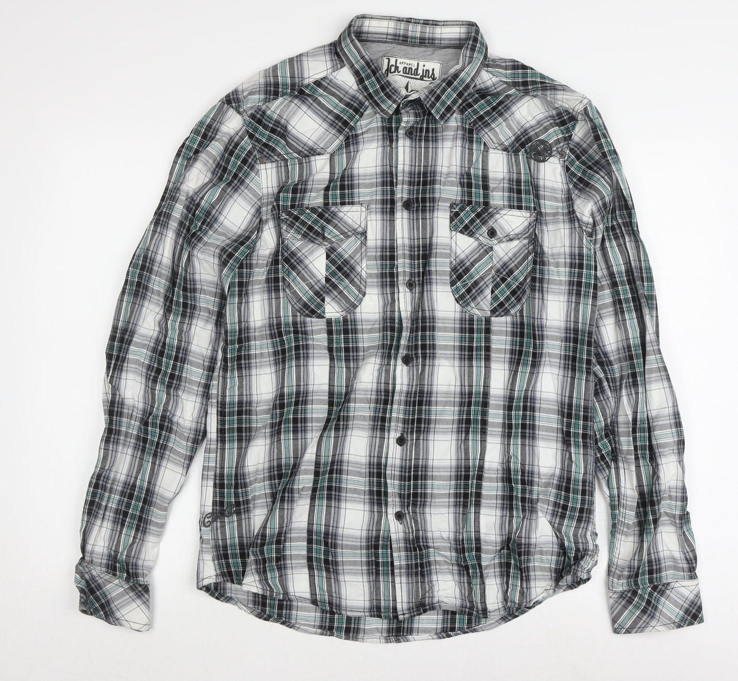 Jack & Jones Men's Multicoloured XL Plaid Shirt