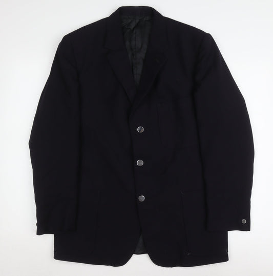 Austin Reed Men's Blue Wool Blazer, Size 40, Classic Fit