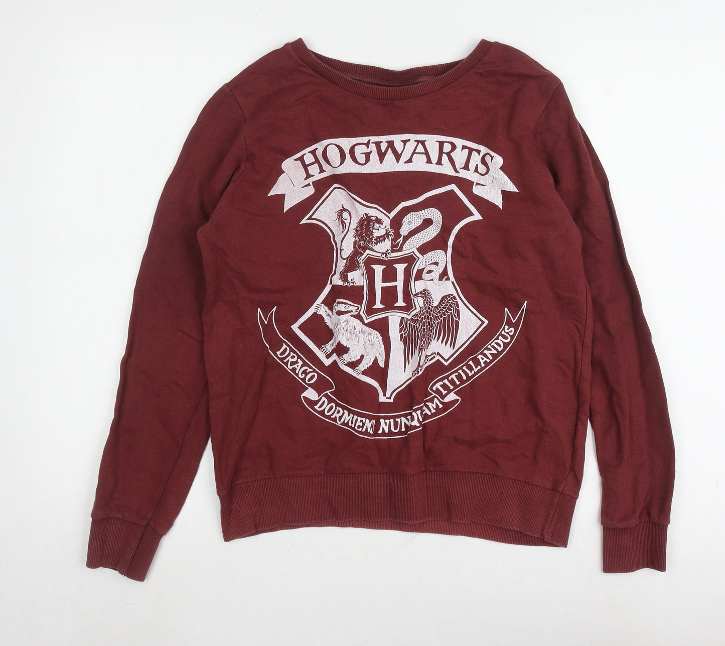 Womens UK Size 10 Harry Potter Red Pullover Sweatshirt