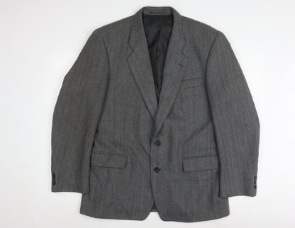 Mens UK Size 40 Wellington Regular Grey Suit Jacket