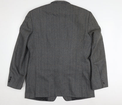 Mens UK Size 40 Wellington Regular Grey Suit Jacket