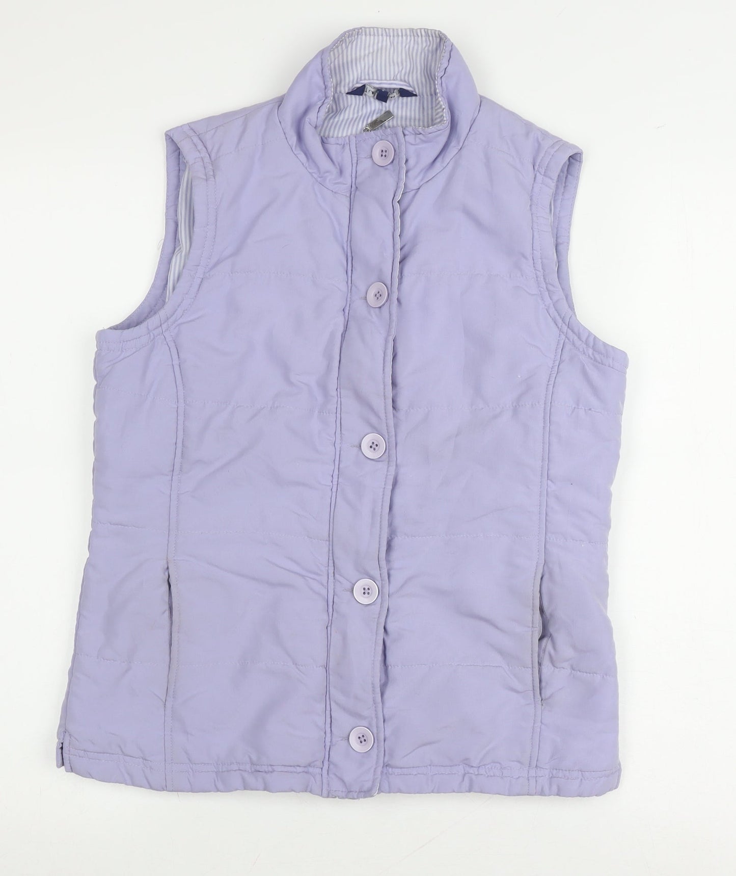 Tulchan Women's Purple Waistcoat, Size S, Button-Down