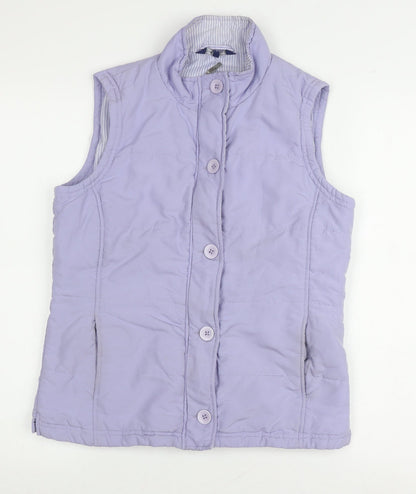 Tulchan Women's Purple Waistcoat, Size S, Button-Down