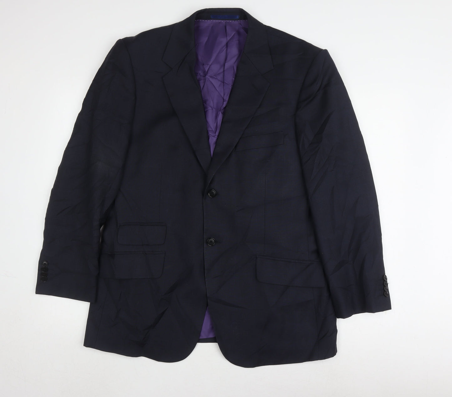 Mens UK Size 40 Howick Regular Blue Suit Jacket