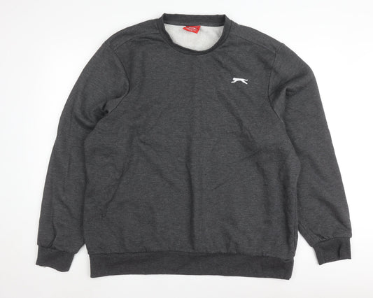 Mens UK Size XL Slazenger Grey Pullover Sweatshirt
