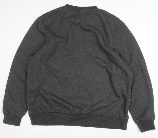 Mens UK Size XL Slazenger Grey Pullover Sweatshirt