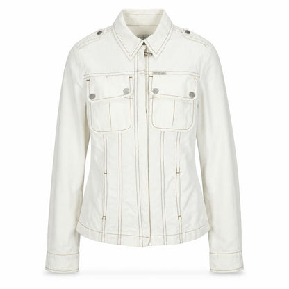 Calvin Klein Women’s Ivory Cotton Blend Jacket XS