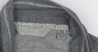 Womens UK Size 14 Regatta Grey Henley Sweatshirt