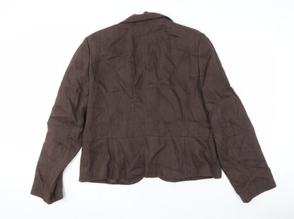 Womens UK Size 18 Planet Regular Brown Blazer