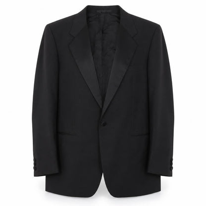Mens UK Size 40 St Michael Regular Black Suit Tuxedo