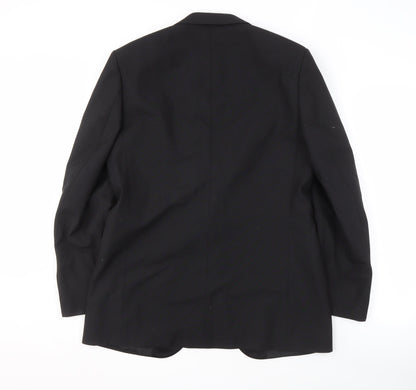 Mens UK Size 40 St Michael Regular Black Suit Tuxedo