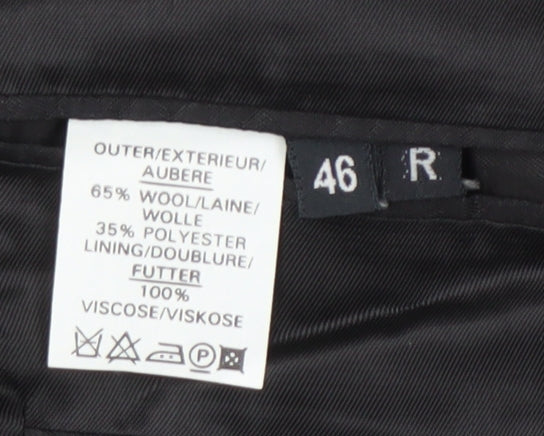 Mens UK Size 46 House of Fraser  Black Suit Tuxedo